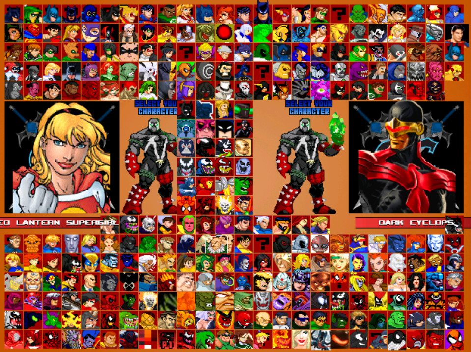Indie Retro News: Marvel VS DC-Universe MUGEN V 2.0 - Over 250 characters  ready to kick ass!